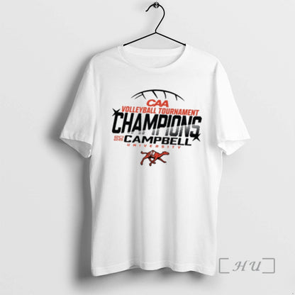 Officials Caa Volleyball Tournament 2025 Campbell University Logo