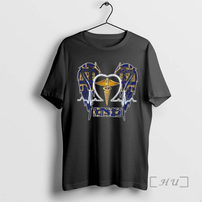 Officials Caduceus Wings Heartbeat Notre Dame Fighting Irish Football