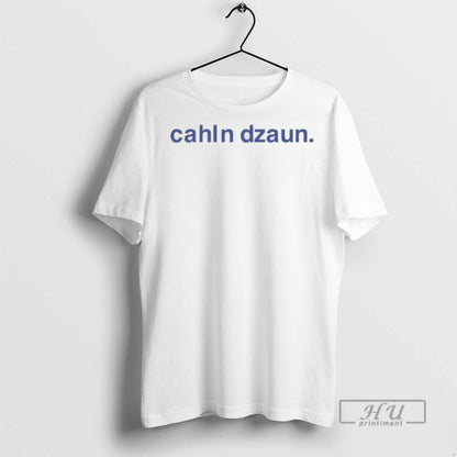Officials Cahln Dzaun T Shirts Long Sleeve Elegant Collection