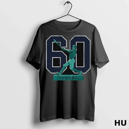 Officials Cal Raleigh Seattle Mariners Mlb Baseball Historic 60 Home