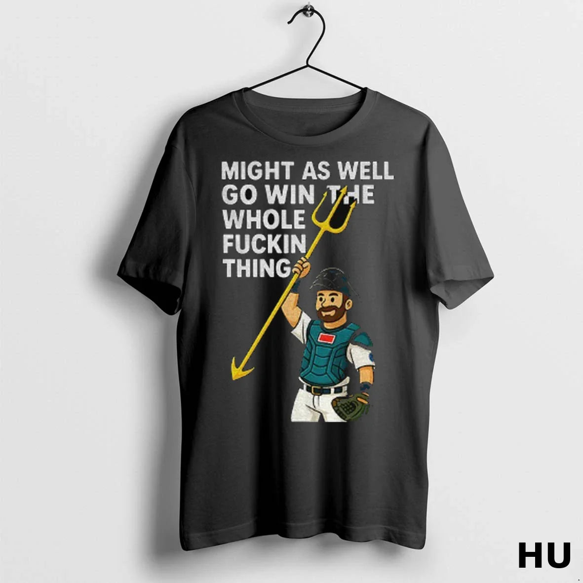 Officials Cal Raleigh Cartoon Tridents Up Seattle Mariners Might As