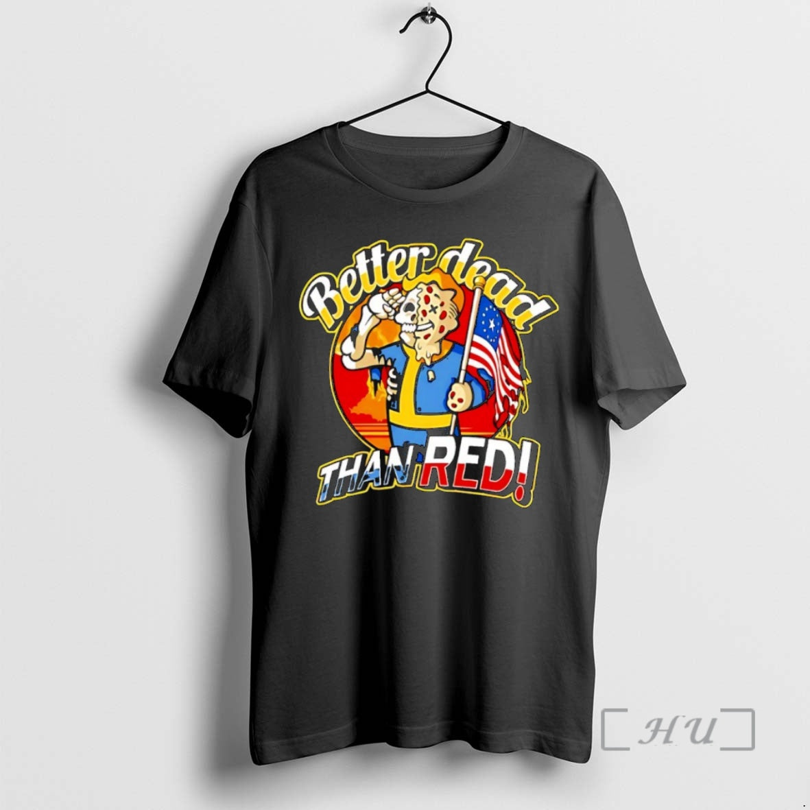 Officials Camiseta Better Dead Than Red Hoodie Vintage Apparel