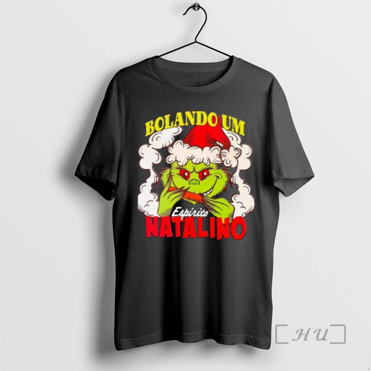Officials Camiseta Grinch Bolando Um Espirito Natalino Shirt Elegant