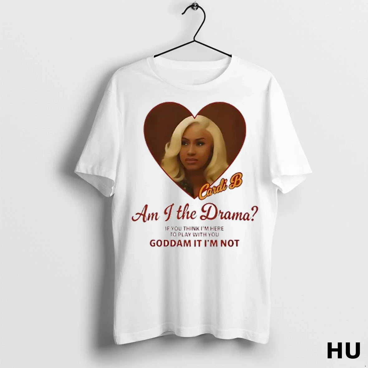 Officials Cardi B If You Think Im Here To Play You Goddam It Im Shirt
