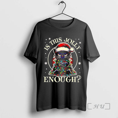 Officials Cat Is This Jolly Enough Light Chriast Long Sleeve Premium
