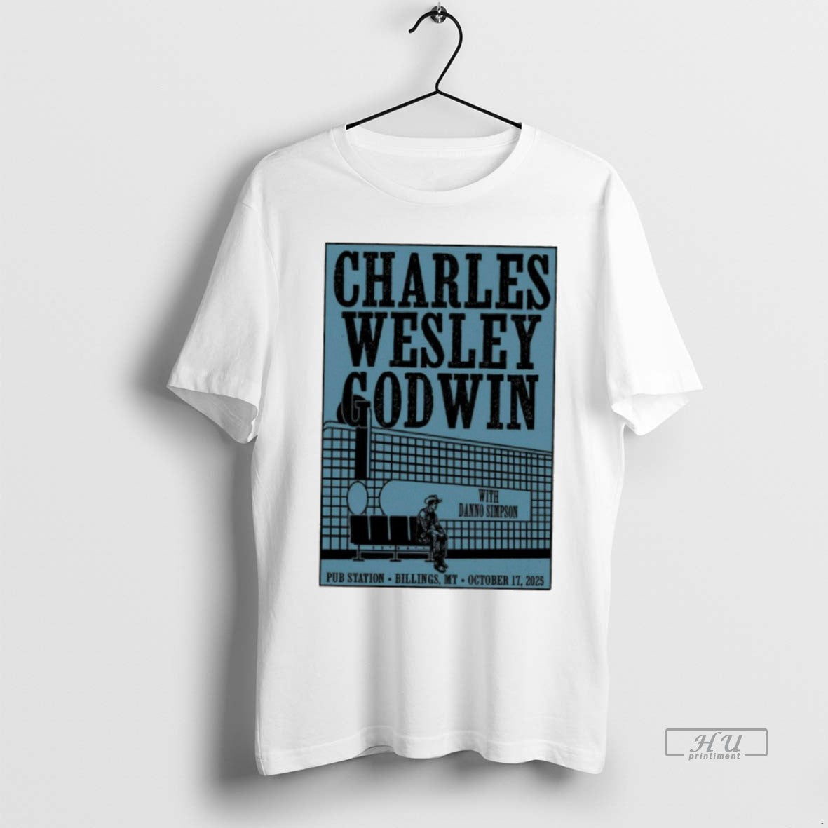 Officials Charles Wesley Godwin Billings Mt October 17 2025 Tour Tee