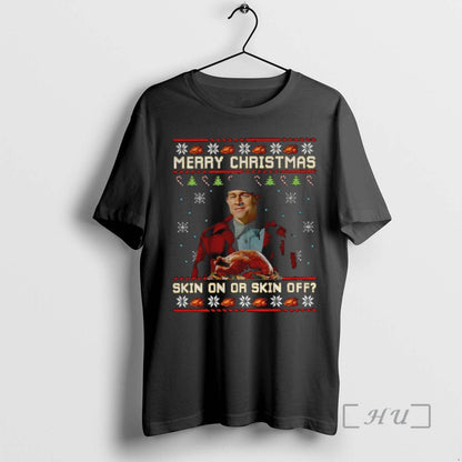 Officials Charlie Hunnam Ed Gein Merry Skin Or Skin Off Premium T