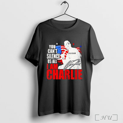 Officials Charlie Kirk Freedom You Cant Silence Us All I Am Charlie