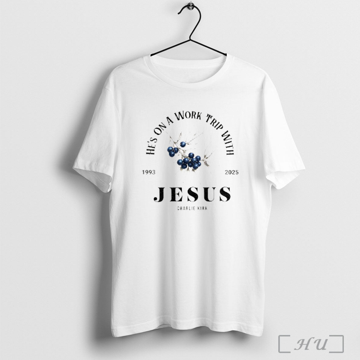 Officials Charlie Kirk Memorial 1993 2025 Hes Work Trip Jesus Shirt