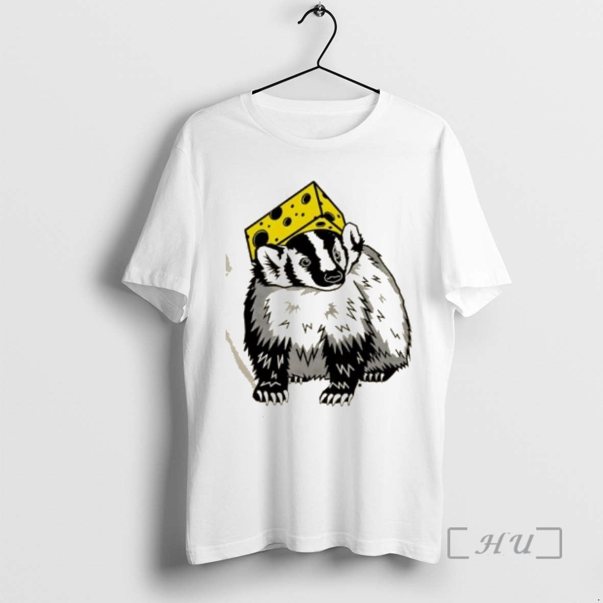 Officials Cheesehead Badger TShirt Modern Art