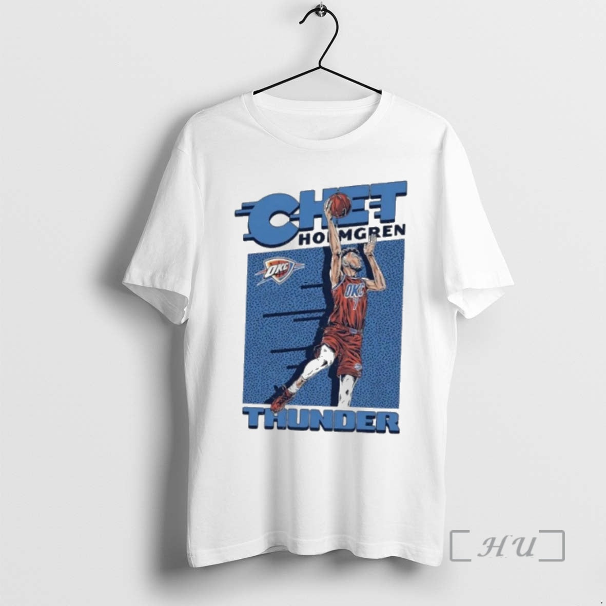Officials Chet Holmgren Oklahoma City Thunder Player Tee Premium Art