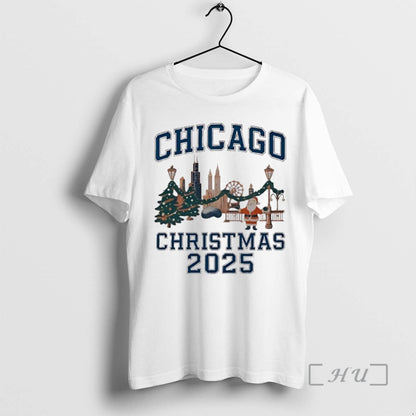Officials Chicago 2025 Santa Tree City Tee Stylish Look