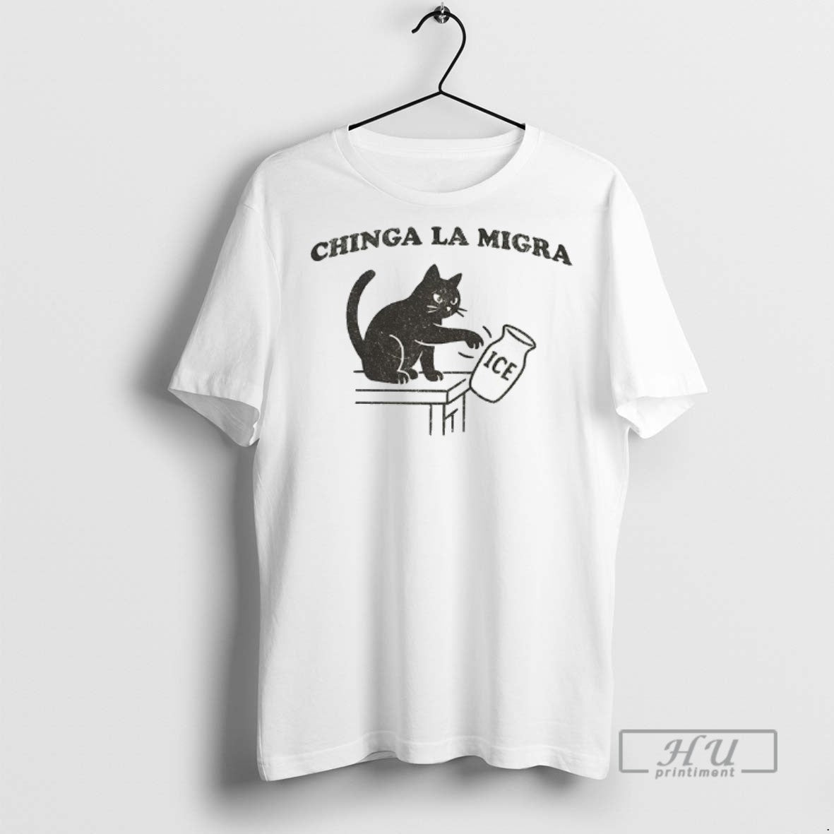 Officials Chinga La Migra Abolish Ice Cat Political T Shirts Hoodie