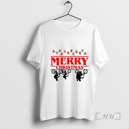 Officials Bicycles Light Bulbs Merry 2025 TShirt Modern Look