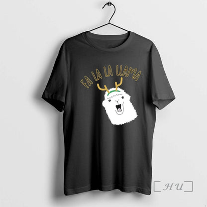 Officials Fa La La Llama 2025 Tee Premium Art