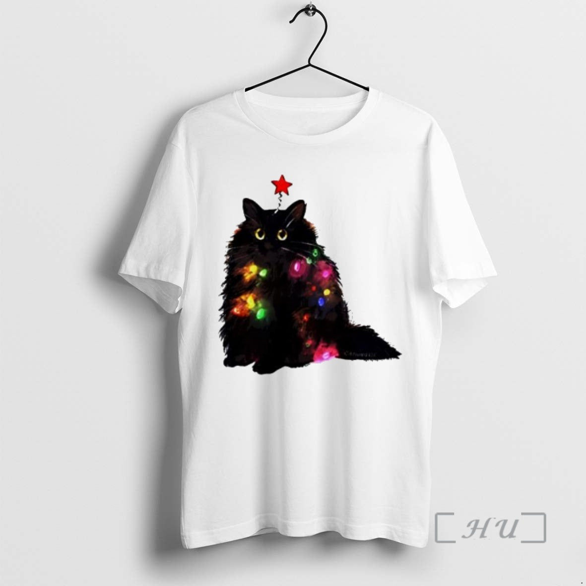 Officials Lights Cat Trends Stylish TShirt Modern Design