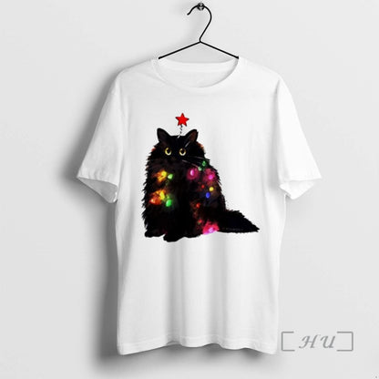 Officials Lights Cat Trends Stylish TShirt Modern Design