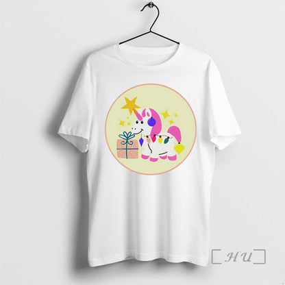 Officials Unicorn Lights Holiday White Tank Top Authentic Design