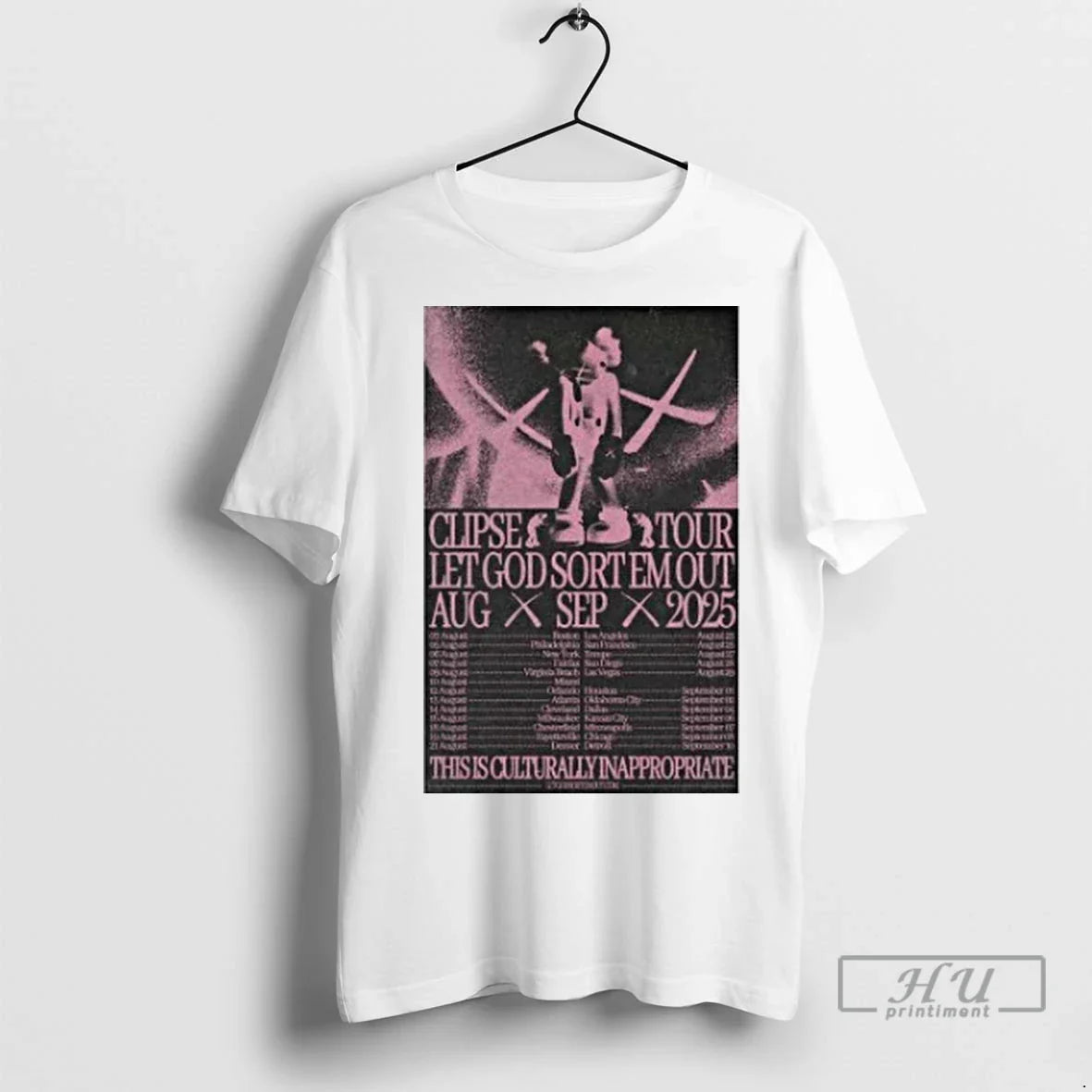 Officials Clipse August September 2025 Tour T Shirts Long Sleeve
