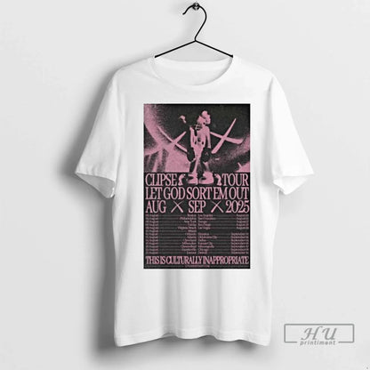 Officials Clipse August September 2025 Tour T Shirts Long Sleeve