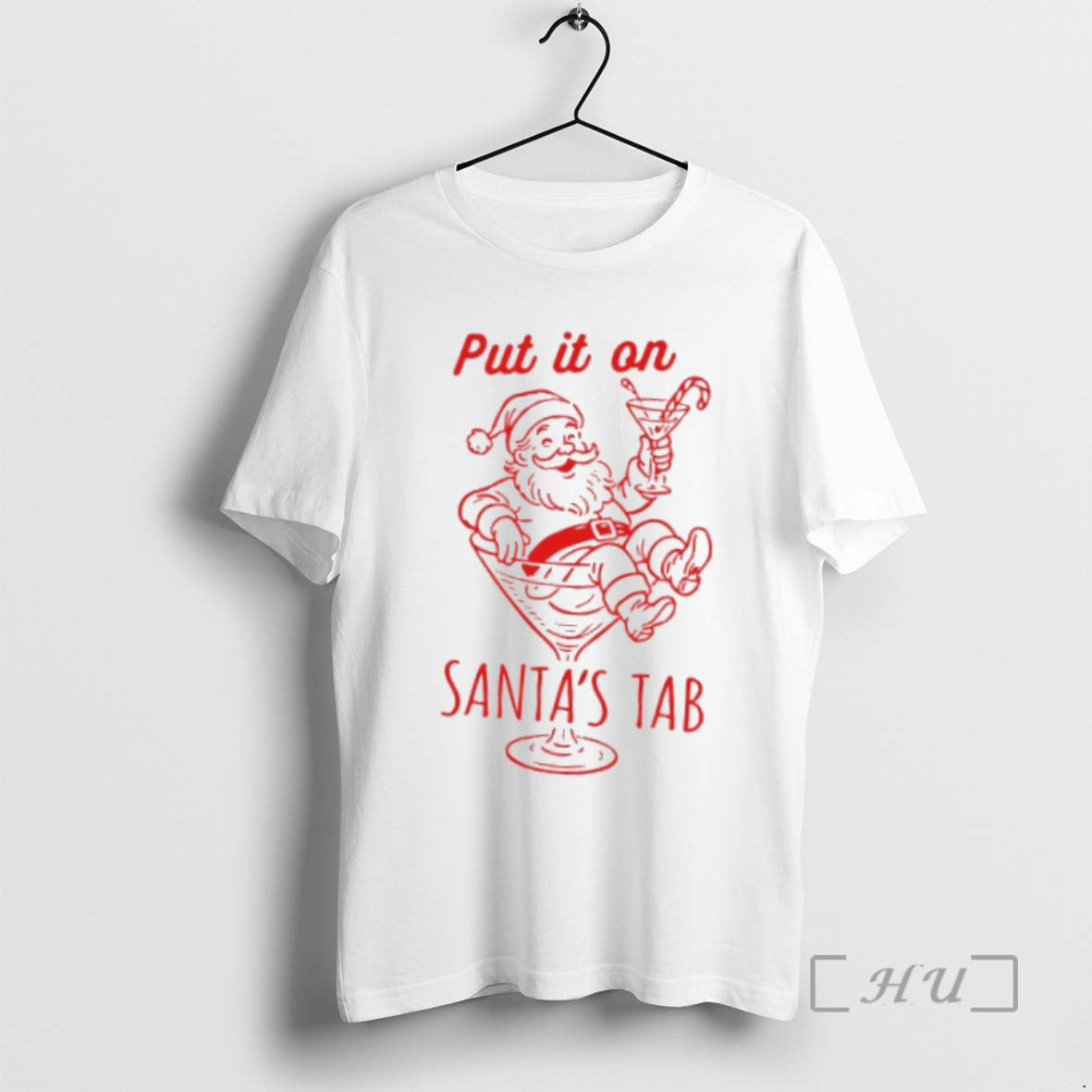 Officials Cocktail Put It Santas Tab Tank Top Classic Collection