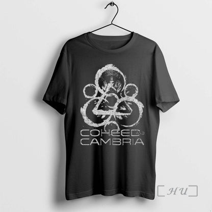 Officials Coheed And Cambria Stone Keywork Fall Tour Circle Black