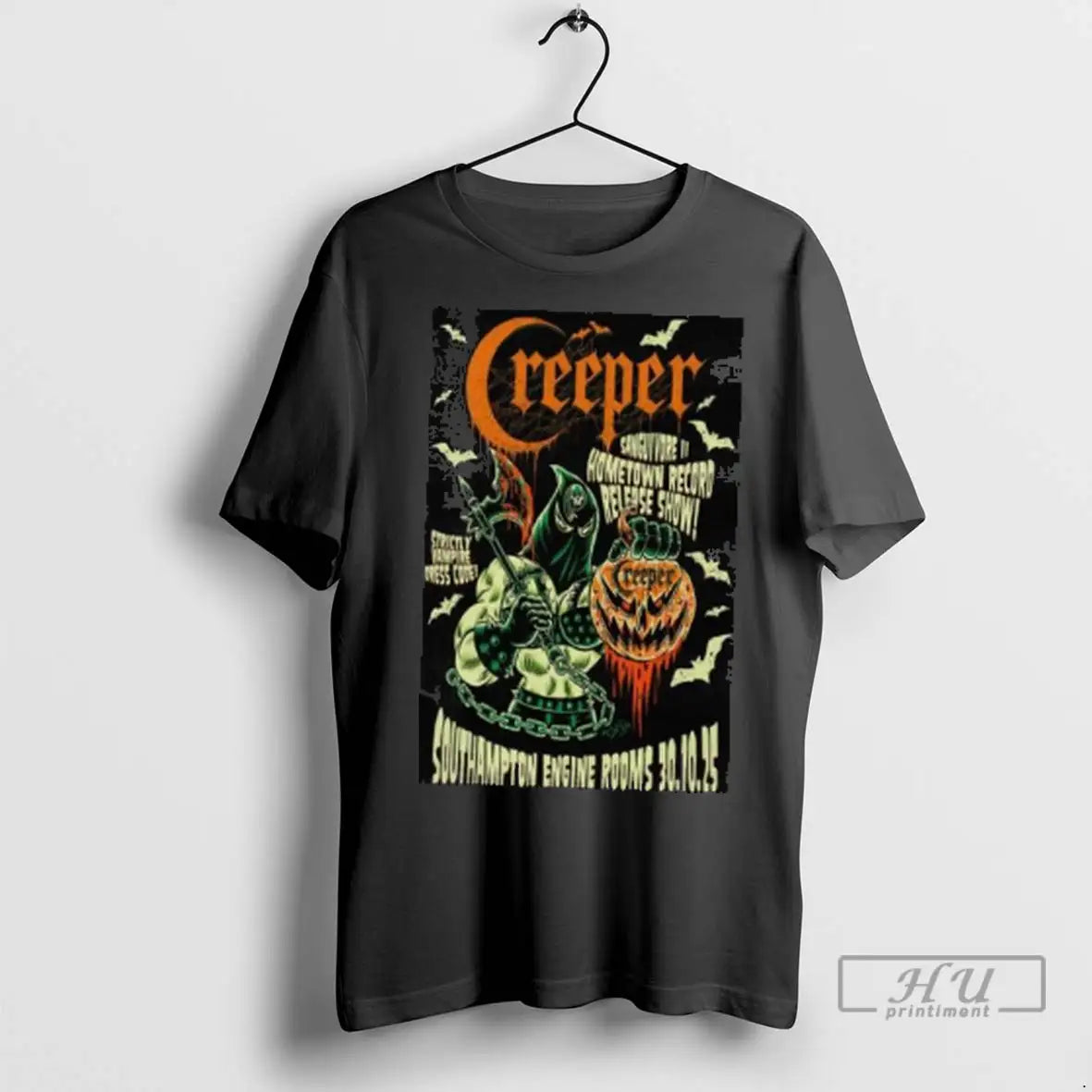 Officials Creeper Southampton Uk October 30 2025 Concert T Shirts Tee