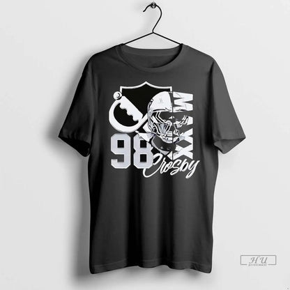 Officials Crosby Maxx Shield Las Vegas Raiders T Shirts Shirt Trendy