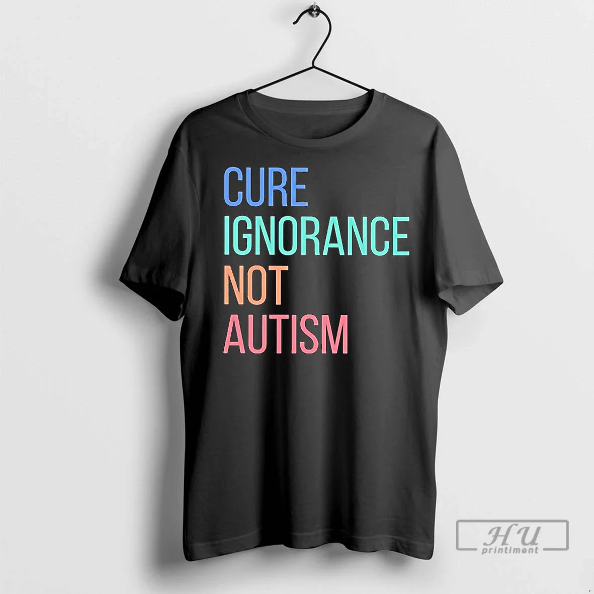 Officials Cure Ignorance Not Autism T Shirts Tee Retro Gift