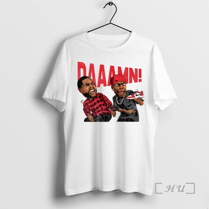 Officials Daaamn Aj1 Chicago Meme Long Sleeve Vintage Outfit