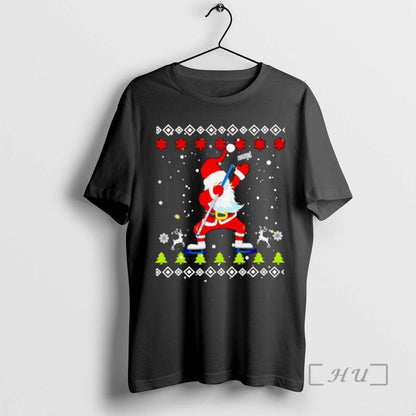 Officials Dabbing Santa Hockey Ugly Sweatshirt Classic Design