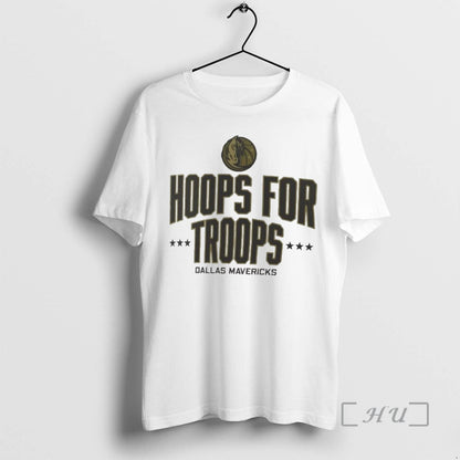 Officials Dallas Mavericks Hoops Troops Tee Stylish Design