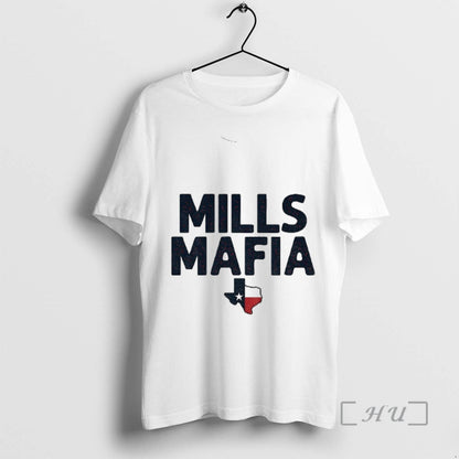 Officials Davis Mills Mafia Houston Texas Flag Long Sleeve Retro
