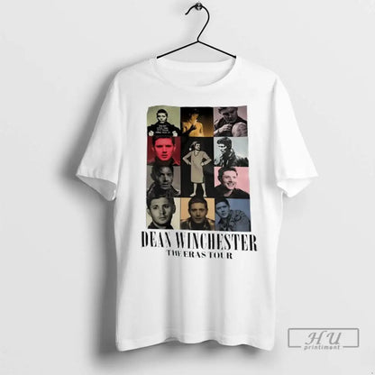 Officials Dean Winchester Tv Show Supernatural Eras Tour T Shirts