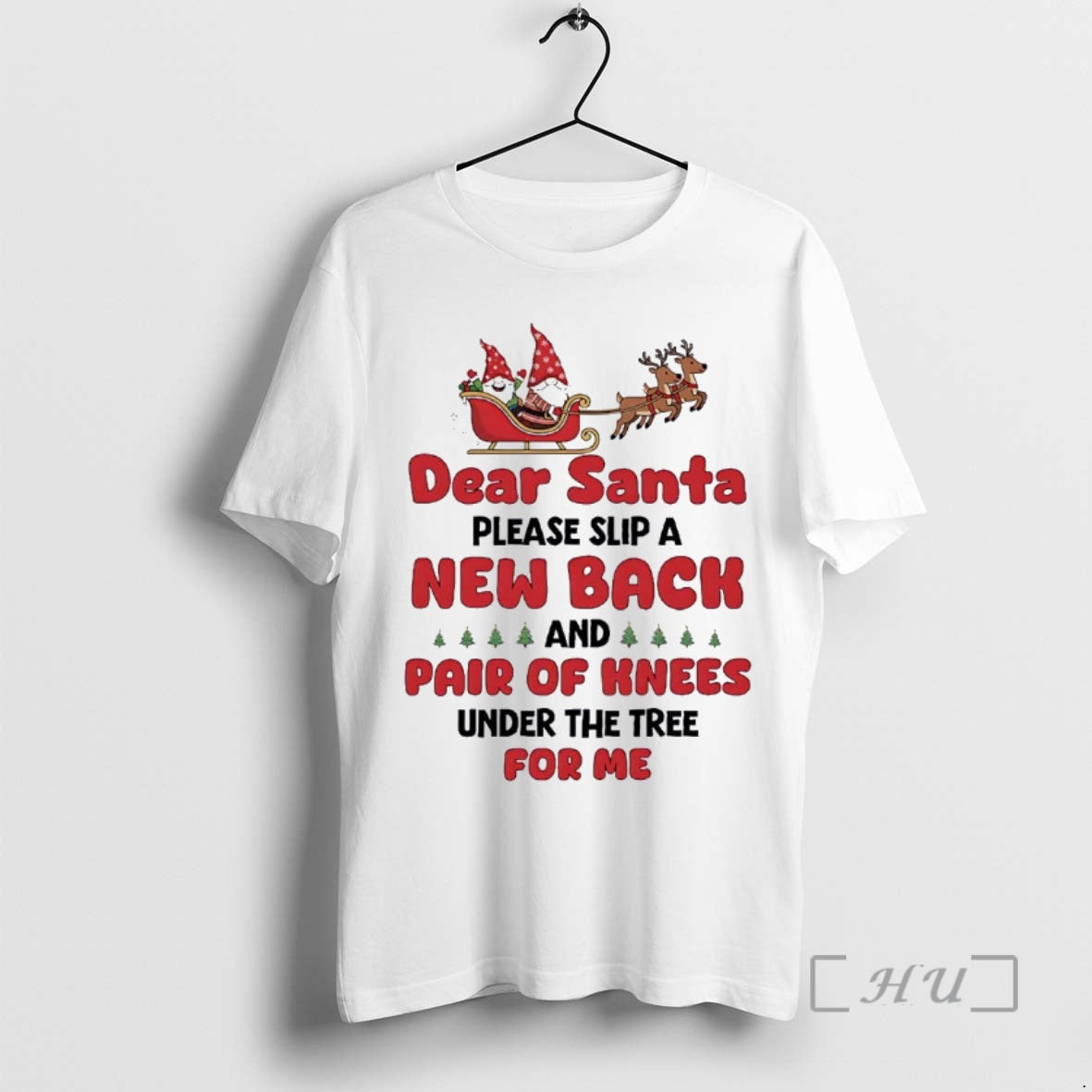 Officials Dear Santa Please Slip New Back And Pair Knees Premium Tank