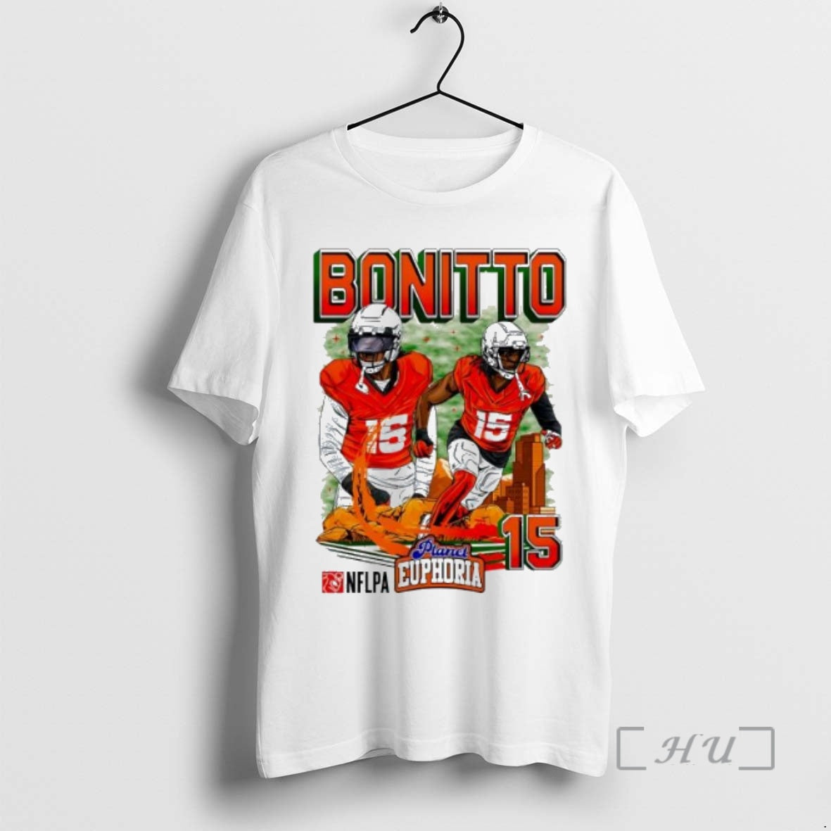 Officials Denver Broncos Nik Bonitto Skyline Tee Exclusive Design