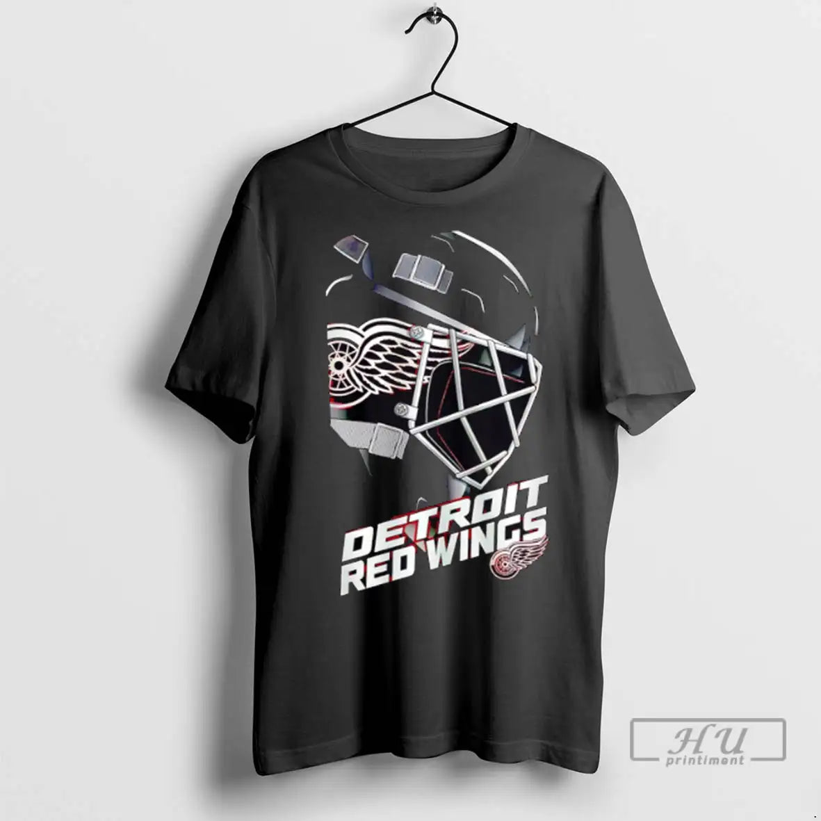Officials Detroit Red Wings Defender Helmet T Shirts Long Sleeve