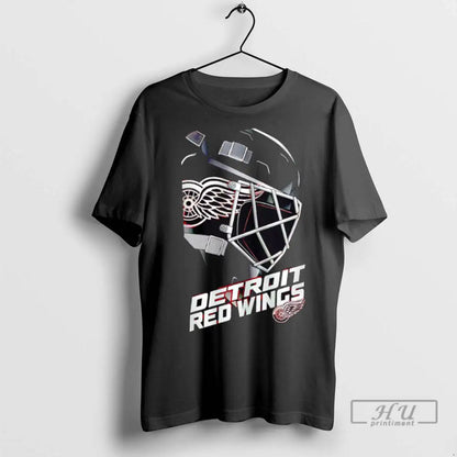Officials Detroit Red Wings Defender Helmet T Shirts Long Sleeve