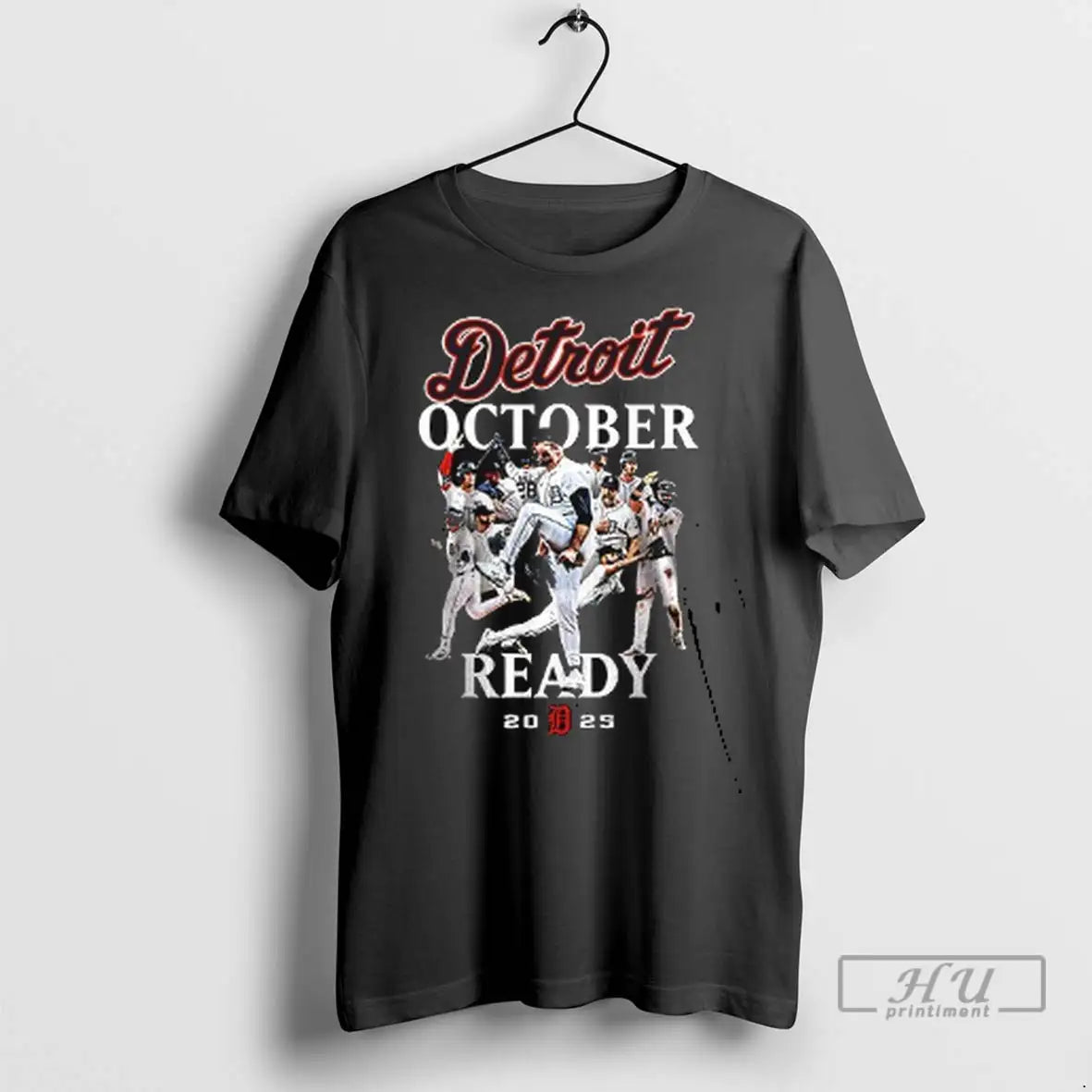 Officials Detroit Tigers October Ready 2025 Name Roster Team T Shirts