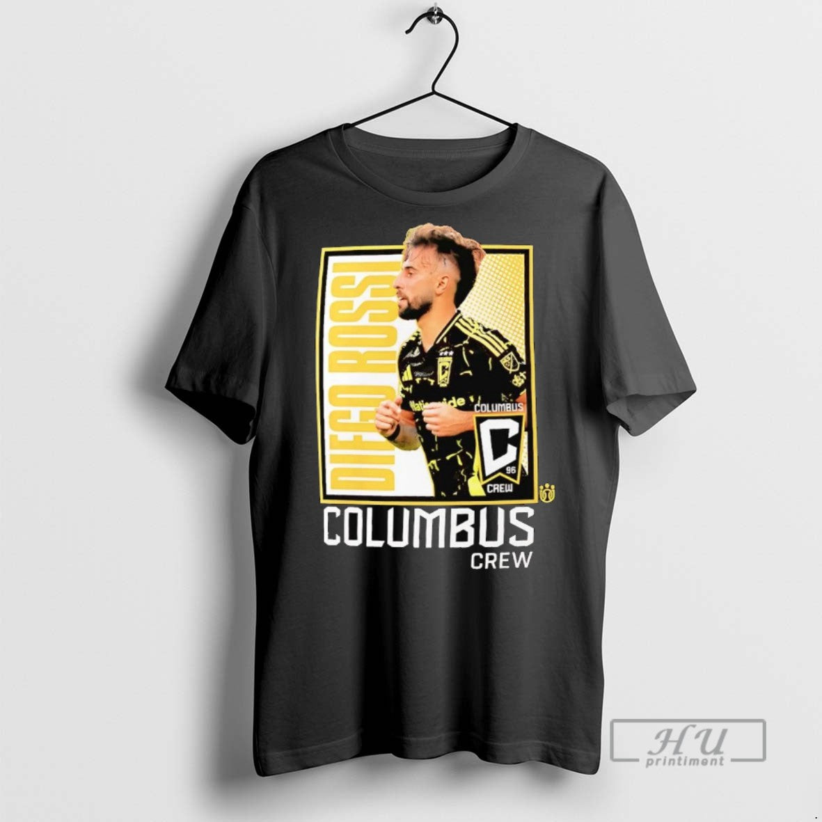 Officials Diego Rossi Columbus Crew Portrait T Shirts Long Sleeve