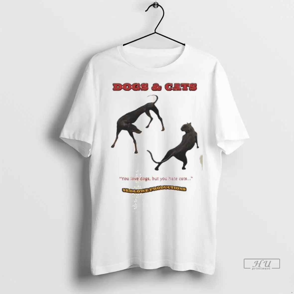 Officials Dogs Cats You Love Dogs But You Ha Te Cats T Shirts Tee