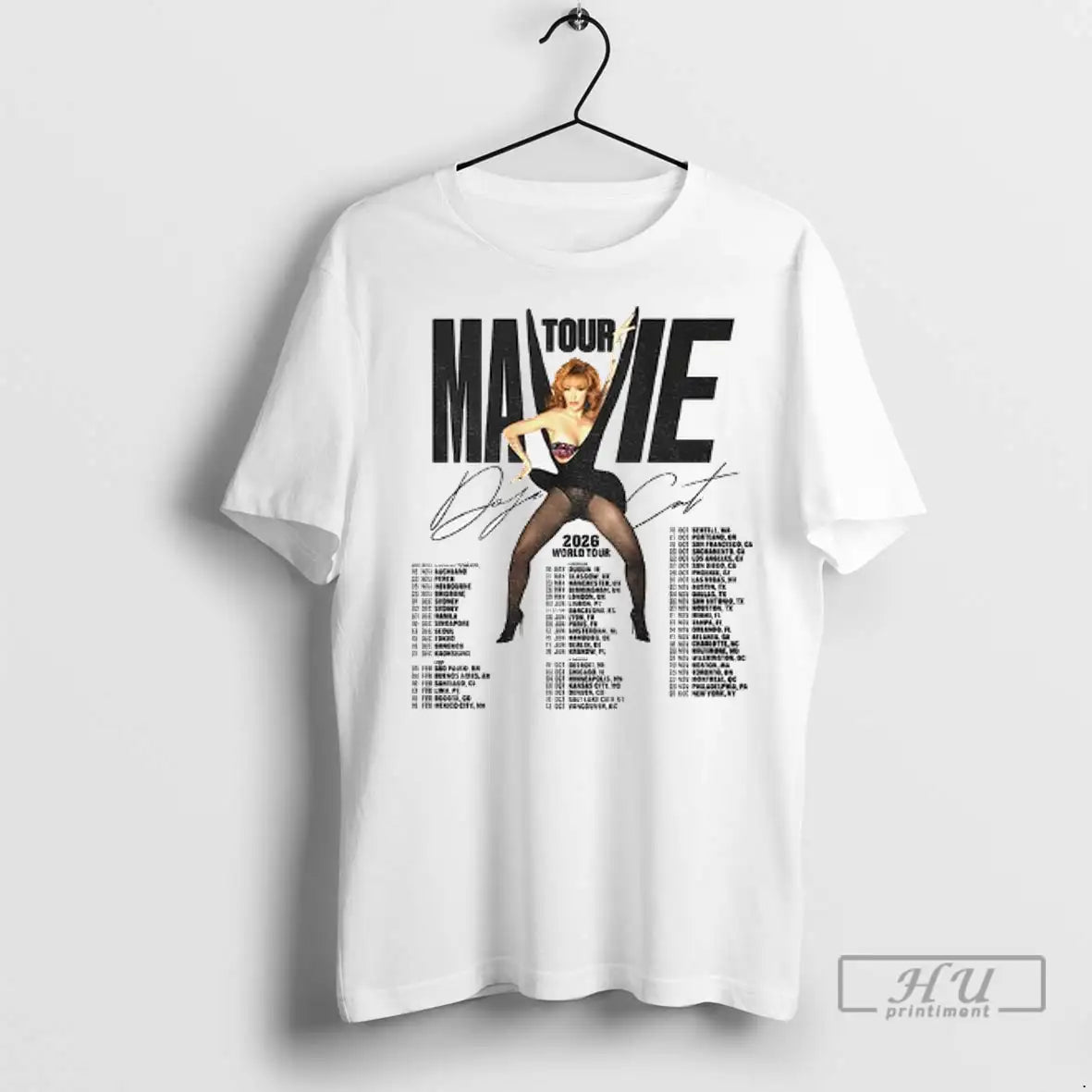 Officials Doja Cat Tour Ma Vie World Tour 2026 T Shirts Hoodie