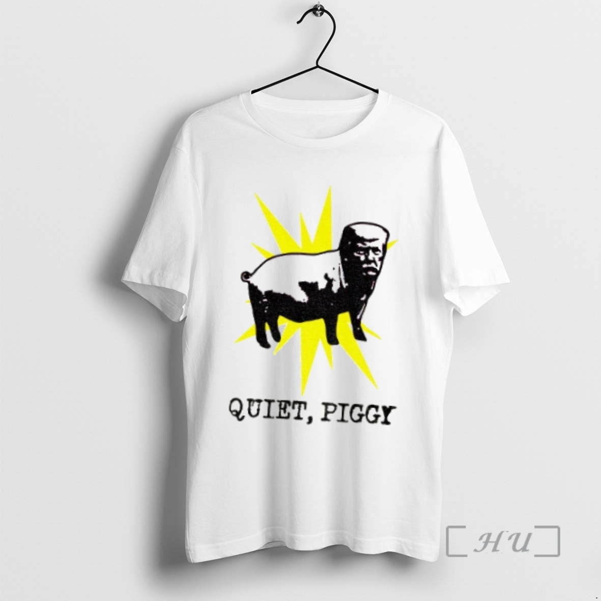 Officials Donald Trump Quiet Piggy Epstein Files Political Art TShirt