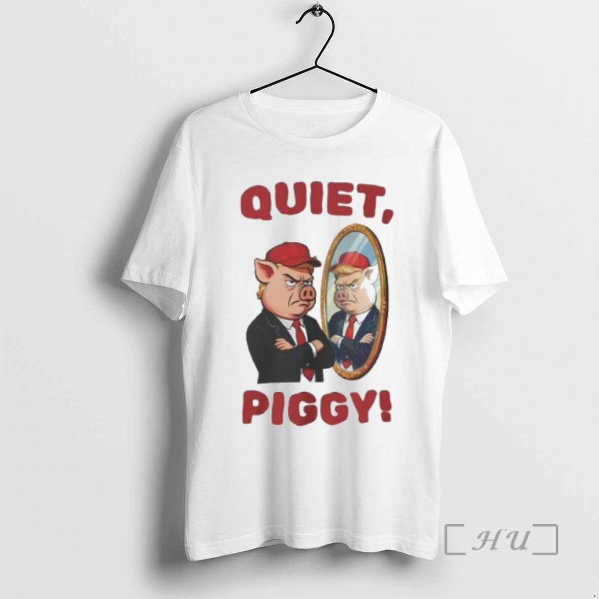 Officials Donald Trump Quiet Piggy Meme Shirt Modern Outfit