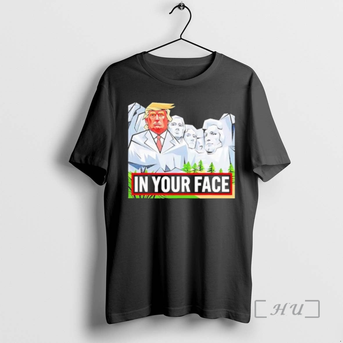 Officials Donald Trump Rushmore Your Face Long Sleeve Classic Apparel