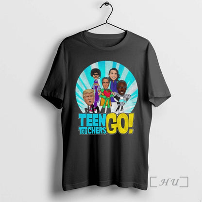 Officials Donald Trump Teen Titans Go Teen Touchers Go Cartoon Hoodie