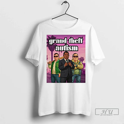 Officials Down Syndrome Grand Theft Autism Meme T Shirts Tank Top
