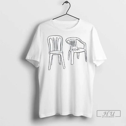 Officials Dtmf Chairs Drawing Bad Bunny 2025 T Shirts Shirt Classic