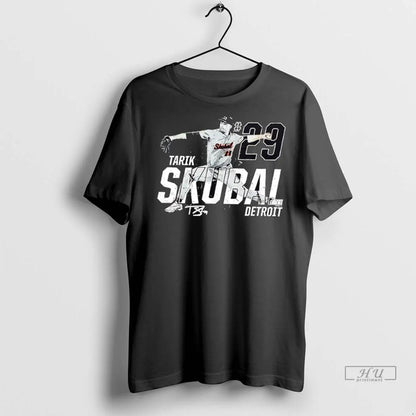 Officials Dynamic Pose Tarik Skubal Detroit Baseball Player T Shirts