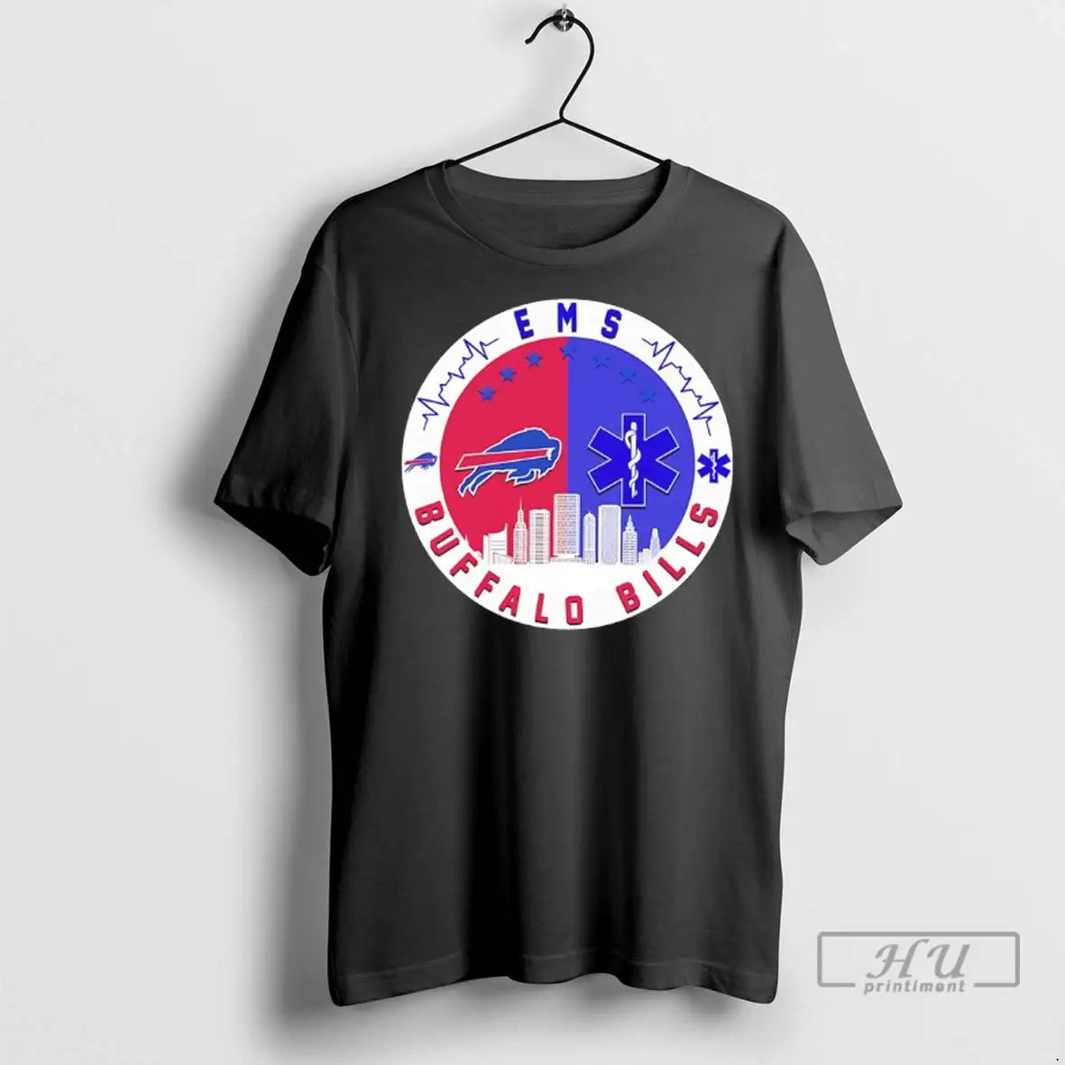 Officials Ems Buffalo Bills City Skyline T Shirts Shirt Modern Apparel
